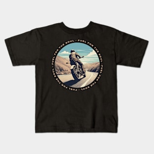 Fuel for the soul motorcycle Kids T-Shirt